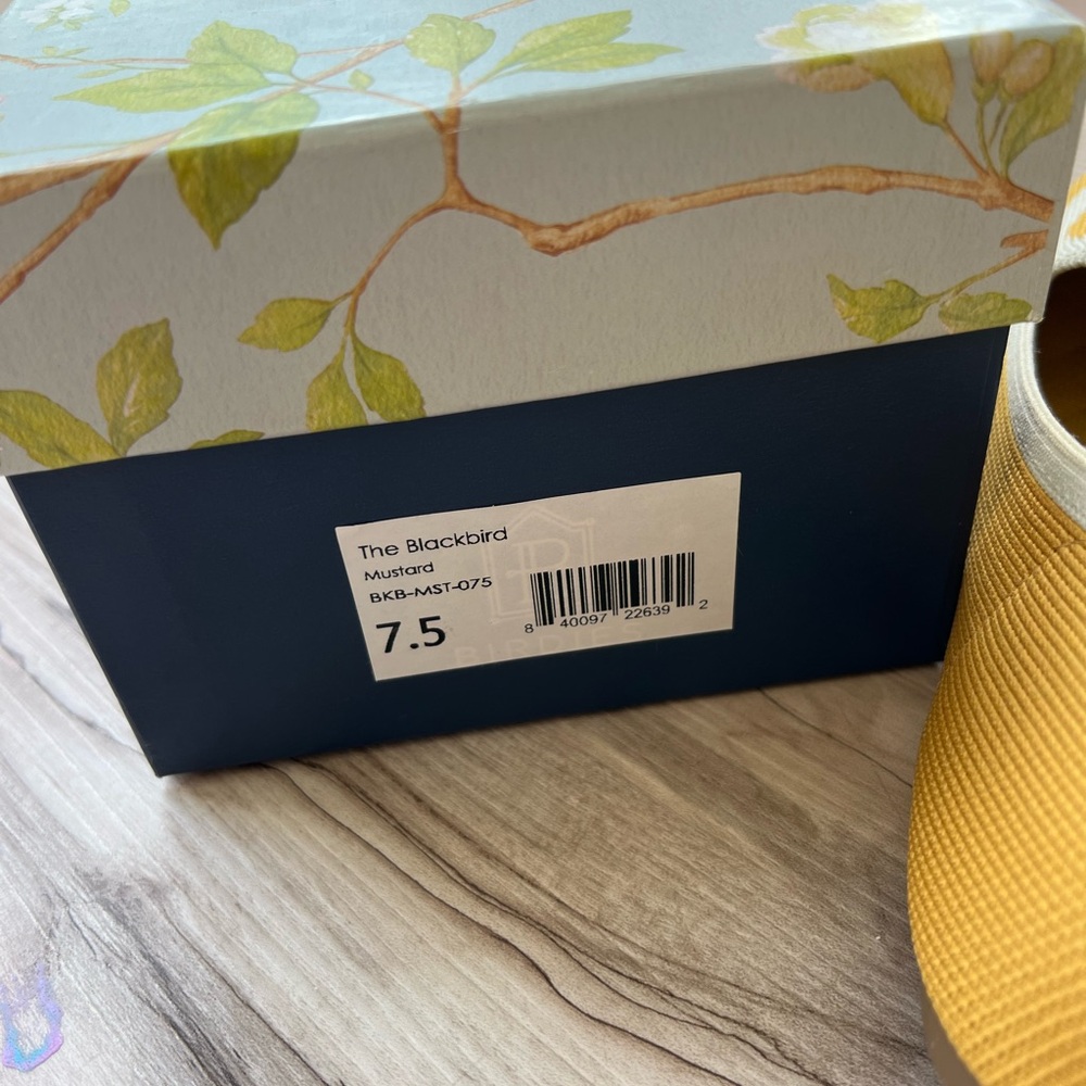 Birdies Blackbird Knit Loafer in yellow mustard 7.5 - Picture 8 of 10